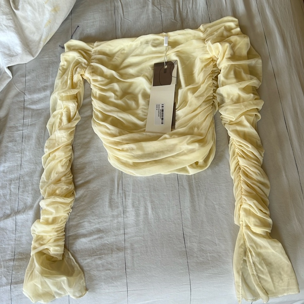 Brand new off the shoulder crop top